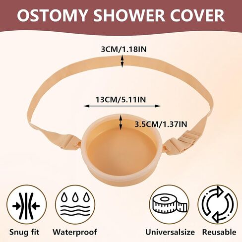 Waterproof Stoma Bath Cover, Ostomy Supplies, Ostomy shower cover for Colostomy, Ileostomy in Saudi Arabia