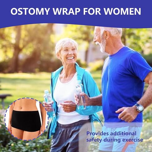 Ostomy Belt for Women, Ostomy Bag Covers for Ileostomy Urostomy, Ostomy Wrap to Secure Stoma Bags, Colostomy Supplies in Saudi Arabia