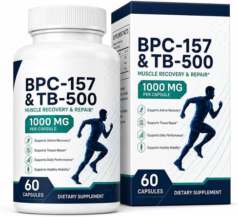 BPC 157 and TB500 | Research Grade | Gluten-Free 99% High-Purity for Men & Women - 60Ct TB in Saudi Arabia