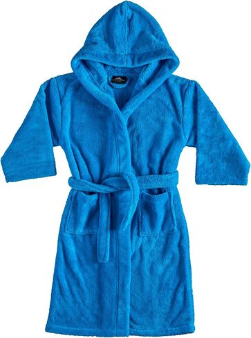 BAGNO MILANO Kids Hooded Plush Fleece Robe, Ultra Soft Cozy Bathrobe for Boys, Girls in Saudi Arabia