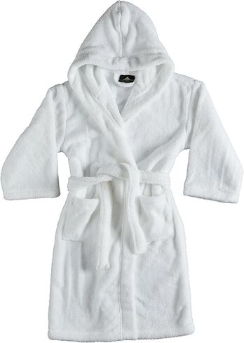 BAGNO MILANO Kids Hooded Plush Fleece Robe, Ultra Soft Cozy Bathrobe for Boys, Girls in Saudi Arabia