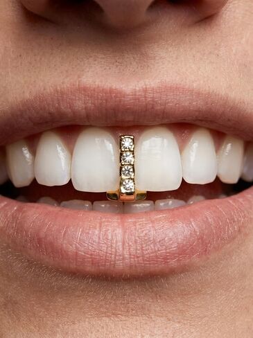 3 Pack Grillz for women and Men, Grillz with Rhinestones, Gold Tooth Cap, Reusable Teeth Jewelry for Party Halloween Music Festival (Gold) in Saudi Arabia