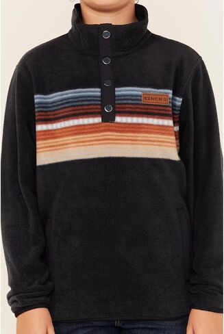 Cinch Boy's Navy Polar Fleece Pullover in Kuwait