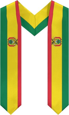 Bolivia Bolivian Flag Graduation Stole Scarf Shawl Sash Class of 2026 for Kids Preschool Kindergarten Students Soft Lightweight Scarves Graduate Gift Back to School in Kuwait