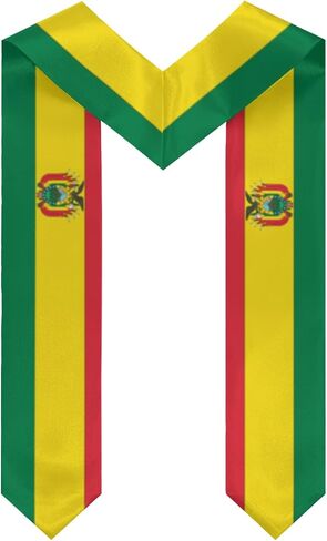 Bolivia Bolivian Flag Graduation Stole Scarf Shawl Sash Class of 2026 for Kids Preschool Kindergarten Students Soft Lightweight Scarves Graduate Gift Back to School in Kuwait