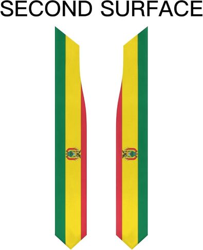 Bolivia Bolivian Flag Graduation Stole Scarf Shawl Sash Class of 2026 for Kids Preschool Kindergarten Students Soft Lightweight Scarves Graduate Gift Back to School in Kuwait
