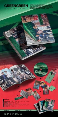 CORTIS GREENGREEN 2nd EP Album Standard Random Version CD+PhotoBook+Magnet+Sticker+Scratch Card+PhotoCard+Tracking in Kuwait