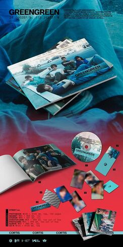 CORTIS GREENGREEN 2nd EP Album Standard Random Version CD+PhotoBook+Magnet+Sticker+Scratch Card+PhotoCard+Tracking in Kuwait