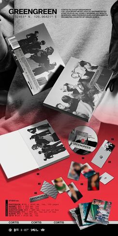 CORTIS GREENGREEN 2nd EP Album Standard Random Version CD+PhotoBook+Magnet+Sticker+Scratch Card+PhotoCard+Tracking in Kuwait