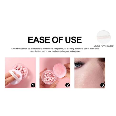 5 Colors Pearls of Powder Multi-Tone Roller Loose Setting Longlasting Oil Control Pearls Setting for Woman in Saudi Arabia