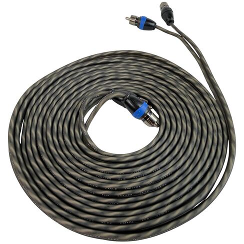 Sky High Car Audio 2 Channel Twisted 12 ft RCA Cables Coated 12' OFC in Saudi Arabia