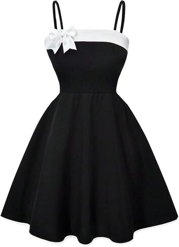 Verdusa Girl's 3D Bow Cami Dress A Line Flowy Birthday Dress Cute Summer Outfits in Saudi Arabia