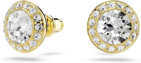 Swarovski Una Angelic set, Set (3), Round cut, Clear, Gold-tone Finish in Saudi Arabia