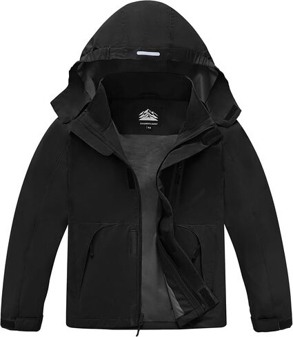 Boys Rain Jacket Kids Lightweight Rain Jackets Waterproof Hooded Windbreaker Outdoor Coats for Boys Girls in Saudi Arabia