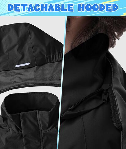 Boys Rain Jacket Kids Lightweight Rain Jackets Waterproof Hooded Windbreaker Outdoor Coats for Boys Girls in Saudi Arabia