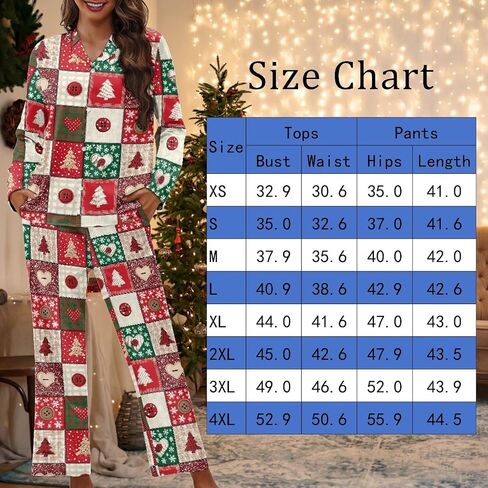 Funnydude Cute Print Pajamas for Women Set Button down Lounge Pajamas Fall Long Sleeve Pjs in Kuwait