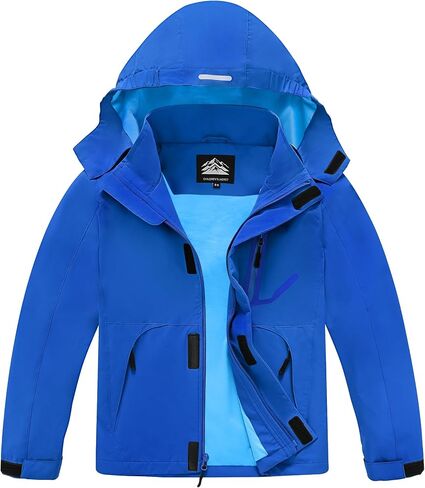 Boys Rain Jacket Kids Lightweight Rain Jackets Waterproof Hooded Windbreaker Outdoor Coats for Boys Girls in Saudi Arabia