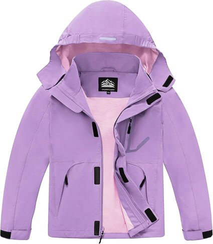 Boys Rain Jacket Kids Lightweight Rain Jackets Waterproof Hooded Windbreaker Outdoor Coats for Boys Girls in Saudi Arabia