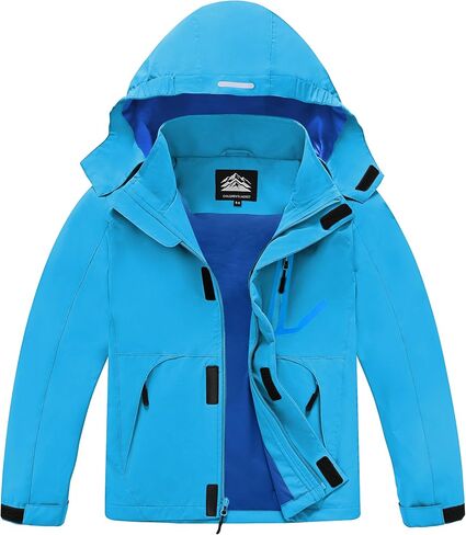 Boys Rain Jacket Kids Lightweight Rain Jackets Waterproof Hooded Windbreaker Outdoor Coats for Boys Girls in Saudi Arabia