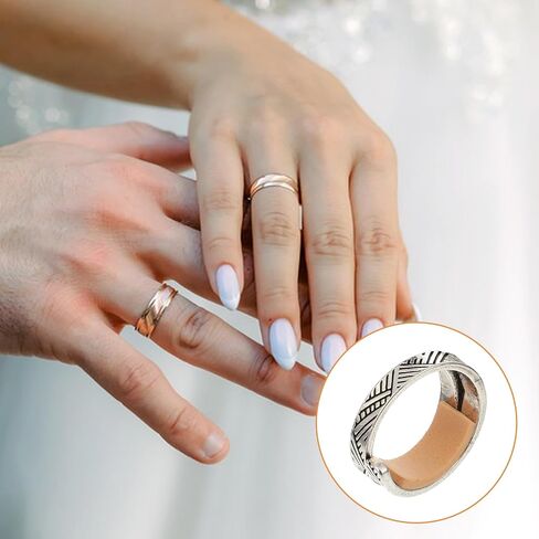 10 PCS Ring Resizer for Loose Rings Stickers, Ring Sizer Adjuster for Loose Rings Women, Soft Invisible Guards Resizer Sizer Adjuster Spacer Stickers for Women Men Jewelry Tightener Fit Wide in Saudi Arabia
