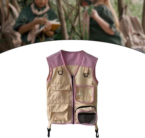 Kids Explorer Vest Jungle Vest for Outdoor Activities Camping Girls Boys in Kuwait