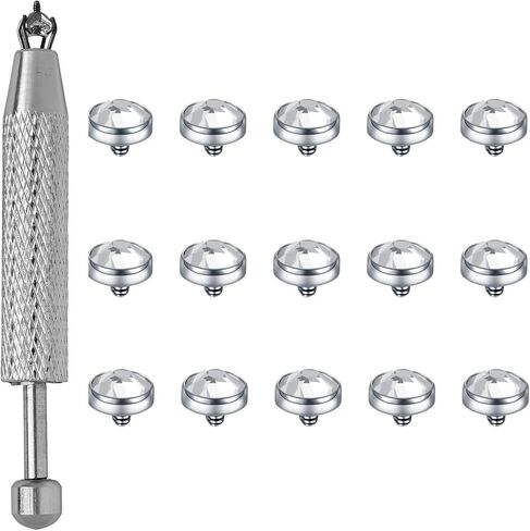 14G Dermal Jewelry Stainless Steel Dermal Tops 4mm/5mm Microdermals Dermal Piercings for Women in Saudi Arabia