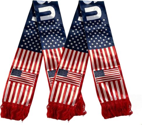 2 Pcs National Flag Scarf,Soccer Sports Fan Scarves,Country Supporter for Soccer Matches International Tournaments in Saudi Arabia