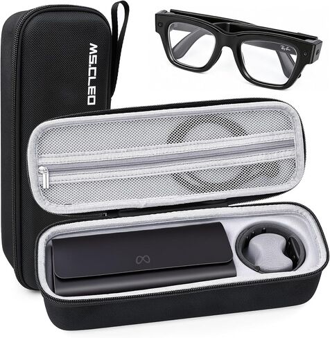 Case for RayBan Meta Display Glasses, Hard Travel for Meta Display Glasses and Accessories, Protective Case With EVA in Kuwait