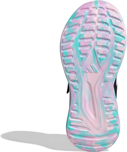adidas Unisex-Kids Fortarun 4.0, Black/Clear Pink/Flash Aqua, 11.5 in Kuwait