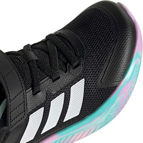 adidas Unisex-Kids Fortarun 4.0, Black/Clear Pink/Flash Aqua, 11.5 in Kuwait