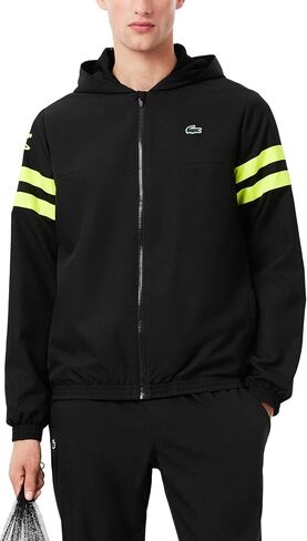 Lacoste Men's Hooded Water-Repellent Jacket in Kuwait