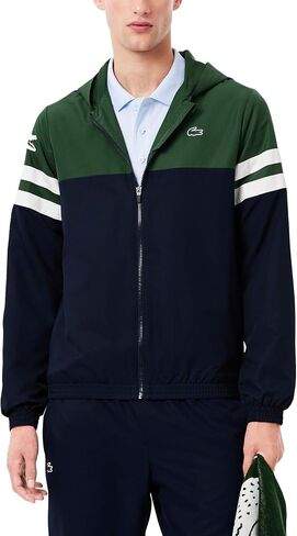 Lacoste Men's Hooded Water-Repellent Jacket in Kuwait