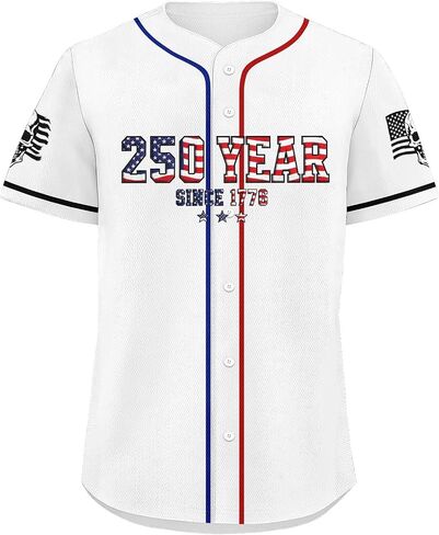250 Anniversary USA Baseball Jersey Shirt Patriotic America Anniversary 250th American Flag Skull Freedom Shirt in Saudi Arabia
