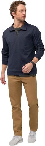 DUER Men's Live Lite Traveller Pant, Hidden Gusset, Zip Thigh Pocket, Tencel Blend, Soft Stretch Travel Trouser in Kuwait
