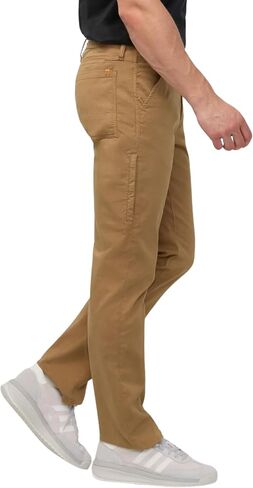 DUER Men's Live Lite Traveller Pant, Hidden Gusset, Zip Thigh Pocket, Tencel Blend, Soft Stretch Travel Trouser in Kuwait