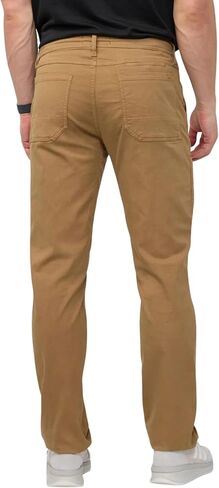 DUER Men's Live Lite Traveller Pant, Hidden Gusset, Zip Thigh Pocket, Tencel Blend, Soft Stretch Travel Trouser in Kuwait