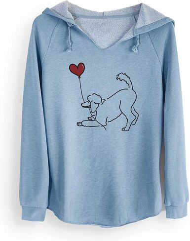 Inkopious Poodle Heart String - Women's Cali Wave Hooded Sweatshirt in Kuwait