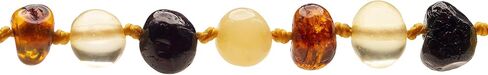 Genuine Amber Necklace from Baltic Sea Made with Polished Mixed 34 cm (13.4 Inches) in Saudi Arabia