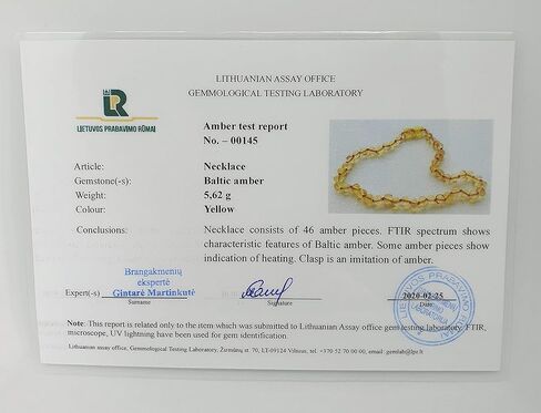 Genuine Amber Necklace from Baltic Sea Made with Polished Mixed 34 cm (13.4 Inches) in Saudi Arabia