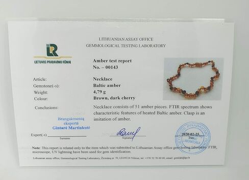Genuine Amber Necklace from Baltic Sea Made with Polished Mixed 34 cm (13.4 Inches) in Saudi Arabia
