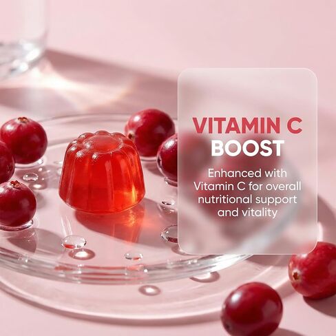 avaRoot Cranberry Blend Gummies - Women's Balanced pH, Cranberry & Probiotic Formula with Vitamin C for Women’s Wellness & Urinary Tract Support - 60 Gummies in Saudi Arabia