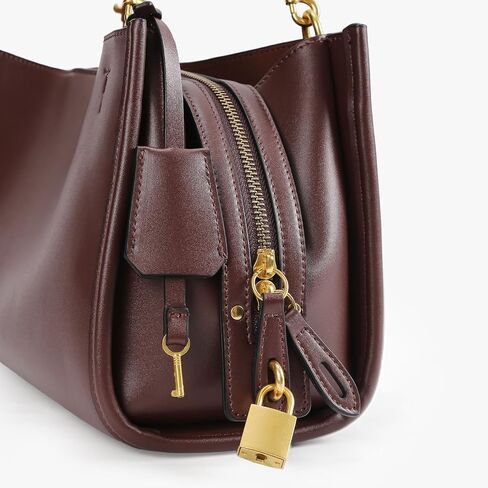 hibear Vintage Shoulder Bag for Women Faux Leather Tote Handbag 34 Trendy Slouchy Hobo Bags with Multiple Shoulder Straps in Saudi Arabia