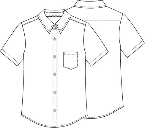 Classroom School Uniforms Boys' Big Short Sleeve Oxford Shirt, Light Blue, 18 in Kuwait