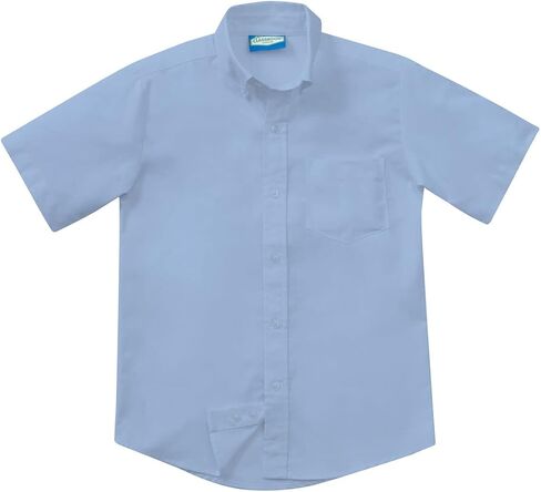 Classroom School Uniforms Boys' Short Sleeve Oxford Shirt in Kuwait