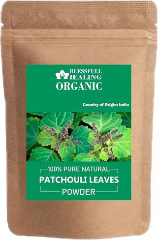 Blessfull Healing Organic Patchouli Leaves Powder 100% Pure Natural 100 Gram / 3.52 oz in Saudi Arabia