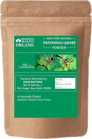 Blessfull Healing Organic Patchouli Leaves Powder 100% Pure Natural 100 Gram / 3.52 oz in Saudi Arabia
