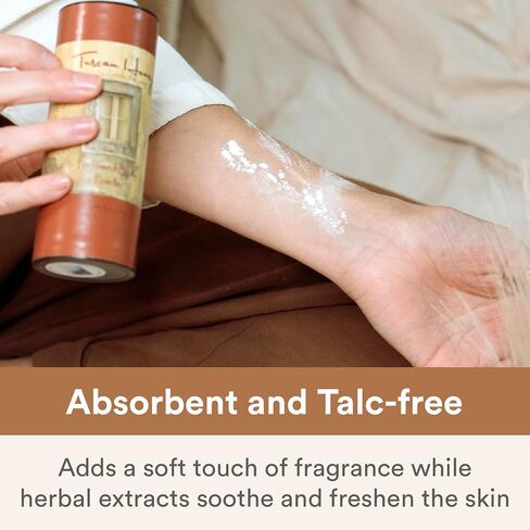 Camille Beckman Cinnamon & Sugar Scented Talc-Free Body Powder, Perfumed Body Powder, 4 Ounce in Saudi Arabia
