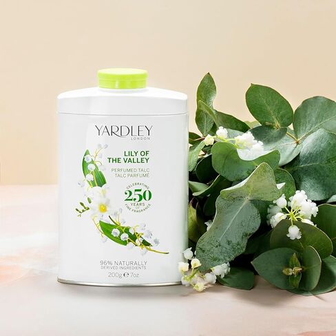 Yardley London Lily of The Valley Perfumed Talc Powder 7oz 200g in Saudi Arabia