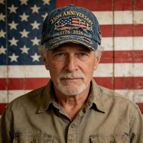 250 Anniversary USA Hat, Distressed Embroidered Casual USA Baseball Cap Retro Patriotic Adjustable Cap for Men Women in Saudi Arabia