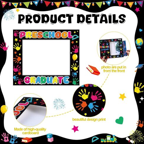 Kathfly 36 قطعة من إطارات صور التخرج لرياض الأطفال 2026 Prek Prek Preschool Grad إطار صور مقاس 3.3 × 4.9 بوصة هدايا تخرج تهنئة لمستلزمات المدرسة في الفصل الدراسي (خريج مرحلة ما قبل المدرسة) in Kuwait